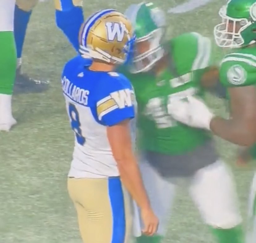 rodpedersen's tweet image. Bomber fans &amp;amp; media acting like the Pete Robertson headbutt cost them Labour Day Classic LIX 😂 #pizza