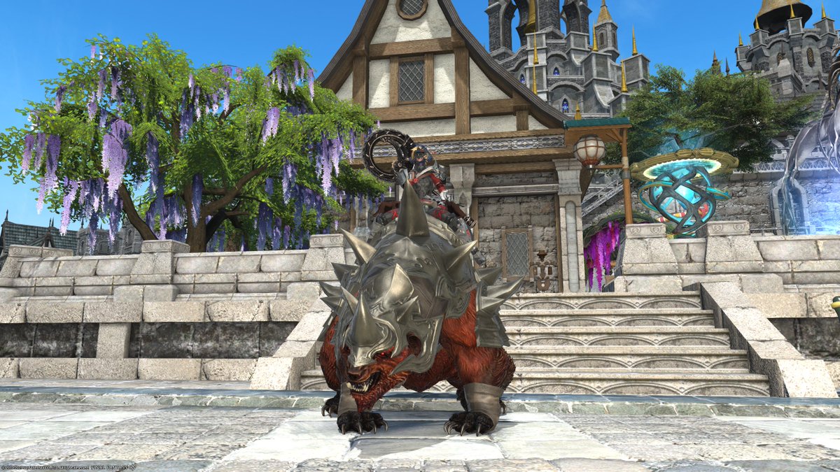 TaskPool's tweet image. Hit some personal milestones recently. Today got my last combat job to 90, WHM. And yesterday got the Battle Bear so got both DRK and WAR mounts, GNB is next! #FF14 #FinalFantasyXIV