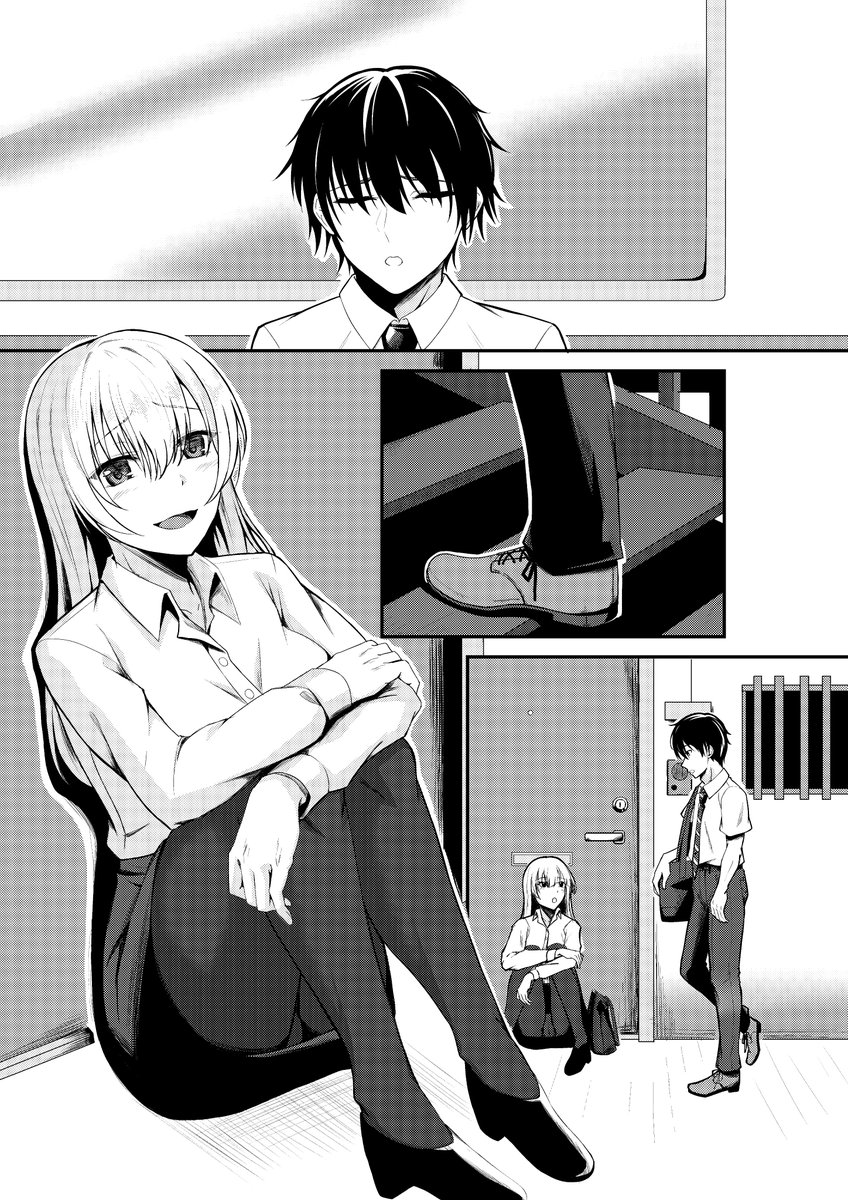 今回は頑張ってモノクロ漫画を頑張ります!
描けるようになりたいので! 