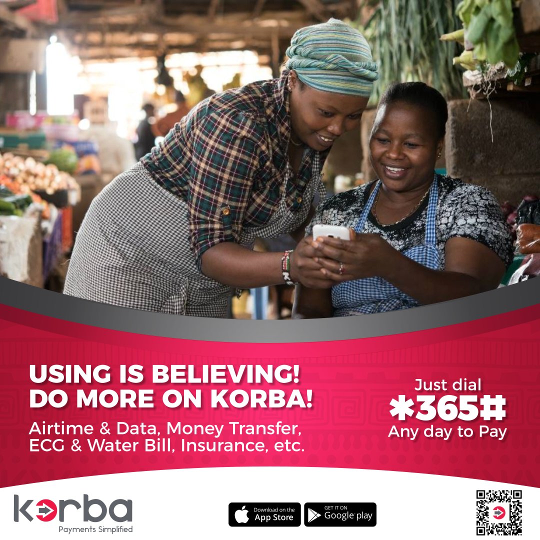 Korba365's tweet photo. Use Korba today and experience fast and reliable transaction...Dial *365# now!! π¬π
#Korba #PaymentsSimplified #MondayMotivation #JoySMS #BBNaijaAllStars Sancho Maguire Ten Hag https://t.co/U1nl1rGr8r