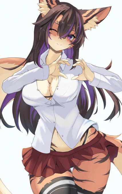 skebにてクライアントさまのOCちゃんを描かせて頂きました!ご依頼&ブーストありがとうございますっ 
