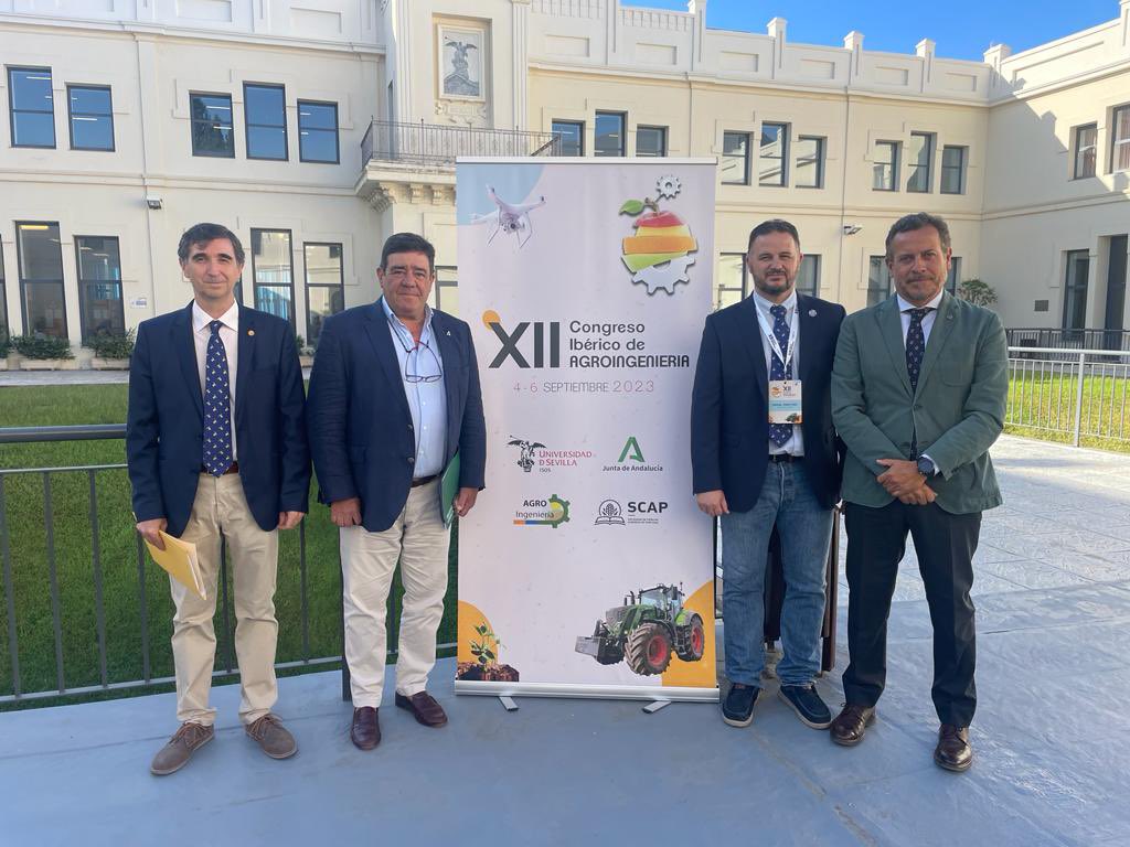 🔖Y ya en plena eclosión, en la inauguración del XII Congreso Ibérico de Agroingeniería, que se está celebrando en Sevilla hasta el día 6; y en el que <a href="/COITAND/">COITAND</a> colabora. Y dónde contamos con la presencia del Presidente de <a href="/COITAND/">COITAND</a> Carlos León…
👇 Sigue hilo