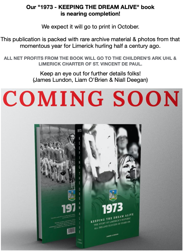 LimerickFanPage's tweet photo. @LKLadiesGaelic @LimCamogie @LimerickArts @PeoplesMuseumLK @CrokePark @gaanostalgia @HalloranCathy @tournafulla_gaa @DoonGaaClub @LibraryMic @limklibraries @ocgaaclub @BrureeGAA @killeedygaa @FaughsGAA https://t.co/uAjku2WcWU