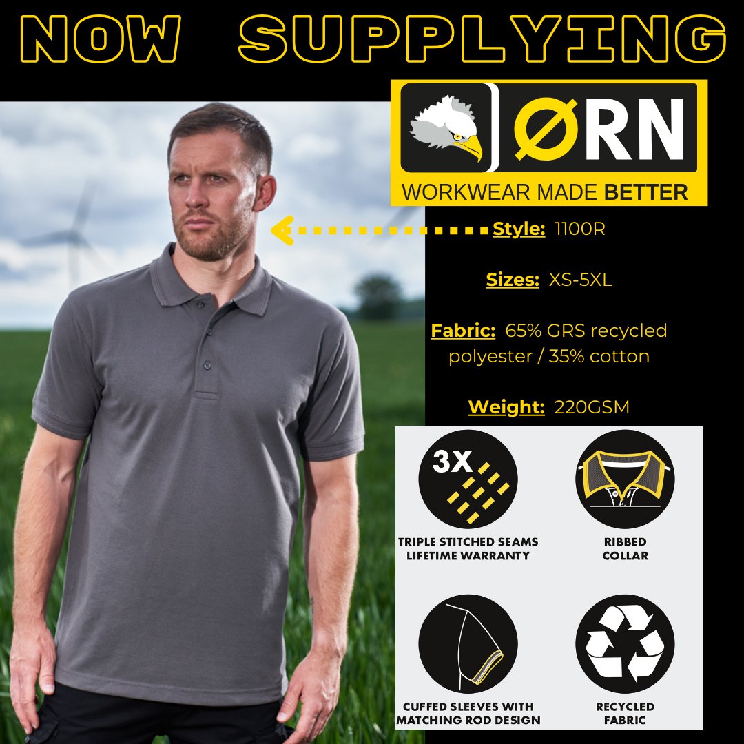 WCworkwear's tweet photo. WE ARE PROUD TO ANNOUNCE WE NOW SUPPLY... ØRN Workwear!
.
A brilliant alternative brand for all your workwear needs!
.
@ornclothing
.
#workwear #clothing #ecofriendly #westcoast #westcoastworkwear #recycle #embroidery #print #quality #dtf #dtg #polo #swedish #sustainablefashion https://t.co/esoWCitKXS