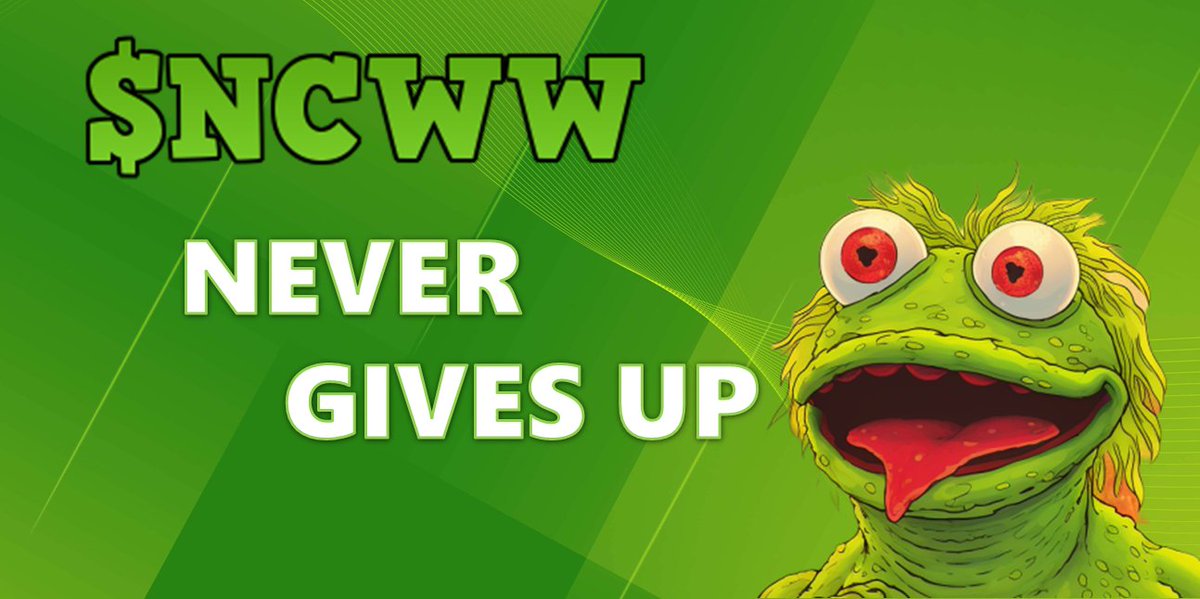 NCWWCoinArb's tweet photo. Just a reminder, the $NCWW team is not going anywhere and will never give up. 🔥🔥🔥

We have already became the first @ArbDogeAI Launchpad project to be listed on CG, and we will also be the first to be listed on CMC and Cex. Time will prove! 🐸🐸🐸

#NCWW #PEPE #1000x https://t.co/0fQJDgiKcP