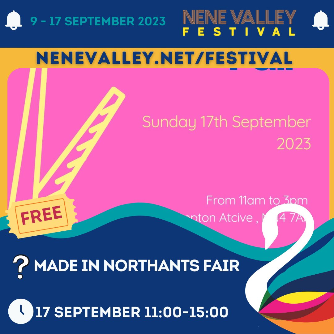 The #NeneValleyFestival is happening form the 9-17th September and we are celebrating the wildlife, heritage, and culture of the Valley with activities throughout the week from Northampton all the way to Peterborough! Head to the nenevalley.net/festival page for more info!