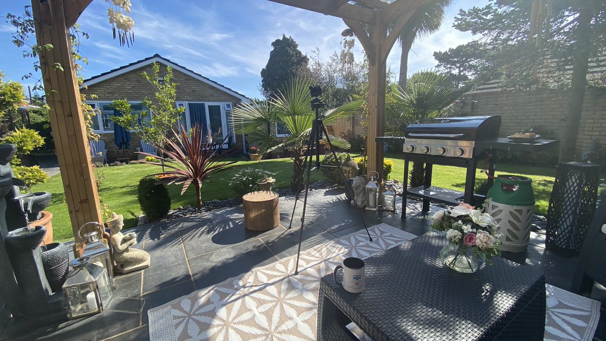 Morning Campers! It’s a beautiful day for it.
Have a great day whatever you’re doing 👍 #Filming #Youtube #Garden #Sunshine