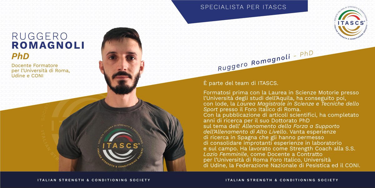Il #team ITASCS cresce: diamo il benvenuto a Robin Owen, Marco Zanin e Ruggero Romagnoli che rappresentano parte dello staff di qualità di #ITASCS.

Segui la diretta instagram, 11 settembre ore 21.00, per le presentazioni ufficiali!
#strength #conditioning #learning #formazione