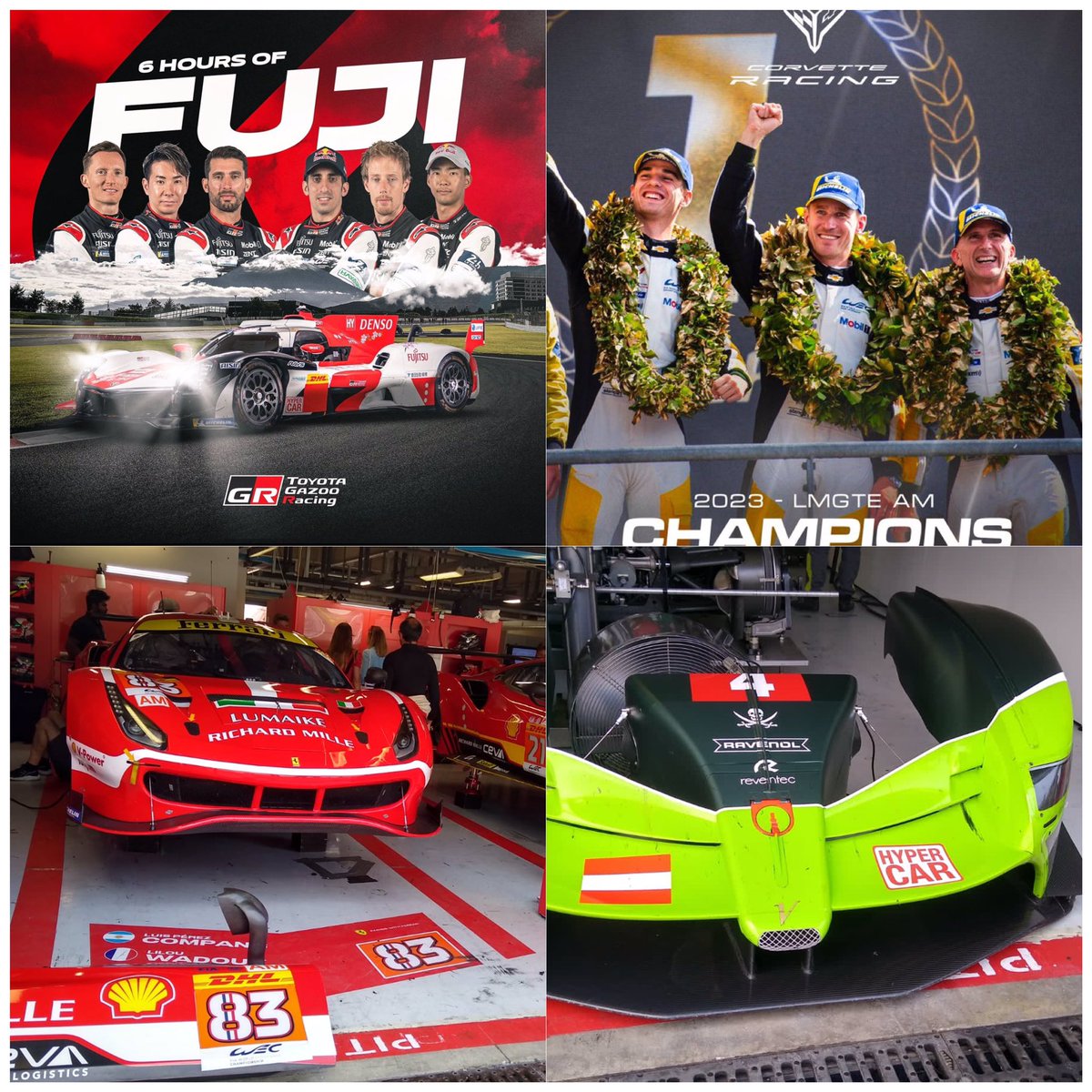 Corazondef1's tweet photo. 🔵⚪️🔵 SEMANA DE CARRERA
@FIAWEC
Se vienen las #6HFuji con presencia argentina @pechito37 @NicoVarrone @eguerrieriok #LuisPCompanc
Penúltima fecha del año. VAMOOS https://t.co/sYfrXfLBrh