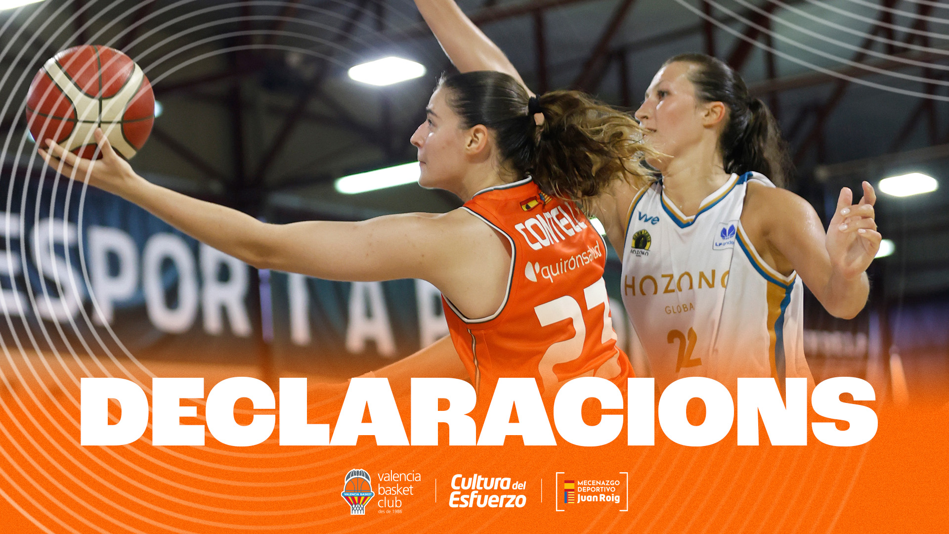 Camiseta Baloncesto Femenina Valencia Basket 1ª LFEndesa 22-23