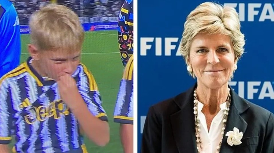 DanieleBibo's tweet photo. "Un bambino di 10 anni è difficile che diventi tifoso juventino dopo una botta del genere". https://t.co/MG0weqjKc1