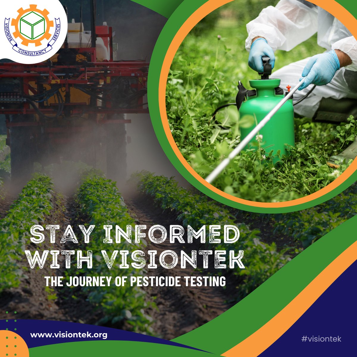 Visiontekcs's tweet image. &quot;🌱 Ever wondered how we ensure your food is pesticide-free? Join us on a journey through the meticulous world of pesticide testing! From the fields to the lab, we leave no leaf unturned. 🌾🔬 #PesticideTesting #FoodSafety #QualityAssurance #Visiontek&quot;