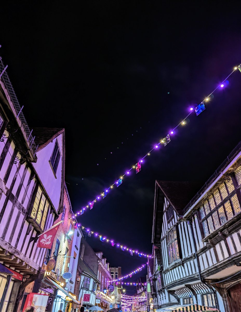 WorcesterBID's tweet photo. Sarah Sharp!

Sarah submitted a fantastic shot of the Christmas light display on Friar Street. We love the framing of the inward leaning Tudor buildings of National Trust - Greyfriars House and Garden and the hint of the market at the base. https://t.co/ijNgEWVXth