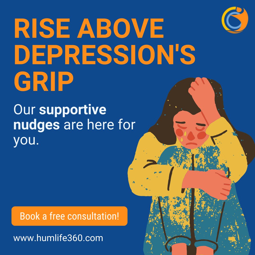 Rise above depressions grip! We are here to help.

Talk to us today: humlife360.com/free-consultat…
.
.
.
#humlife360 #lonely #feelinglow #feelinglost #feelinglonely #followusformore #socialanxiety #diabetes #beatdiabetes #healthjourney #diabetesawareness