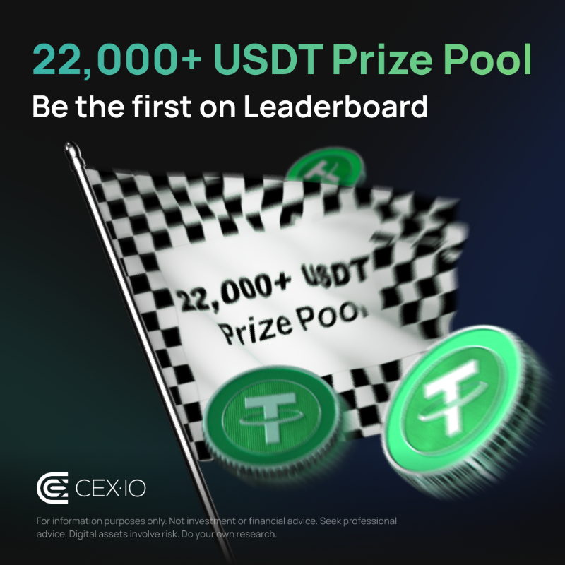 cex_io's tweet photo. 𝟏/𝟐

🔥Our Exchange Plus Leaderboard competition is roaring!

📌Show your passionate trading approach to compete for numerous rewards, and share in a 22,000+ USDT prize pool 👉 https://t.co/gplcyOC0Qj

#CEXIO #ExchangePlus #cryptocurrency