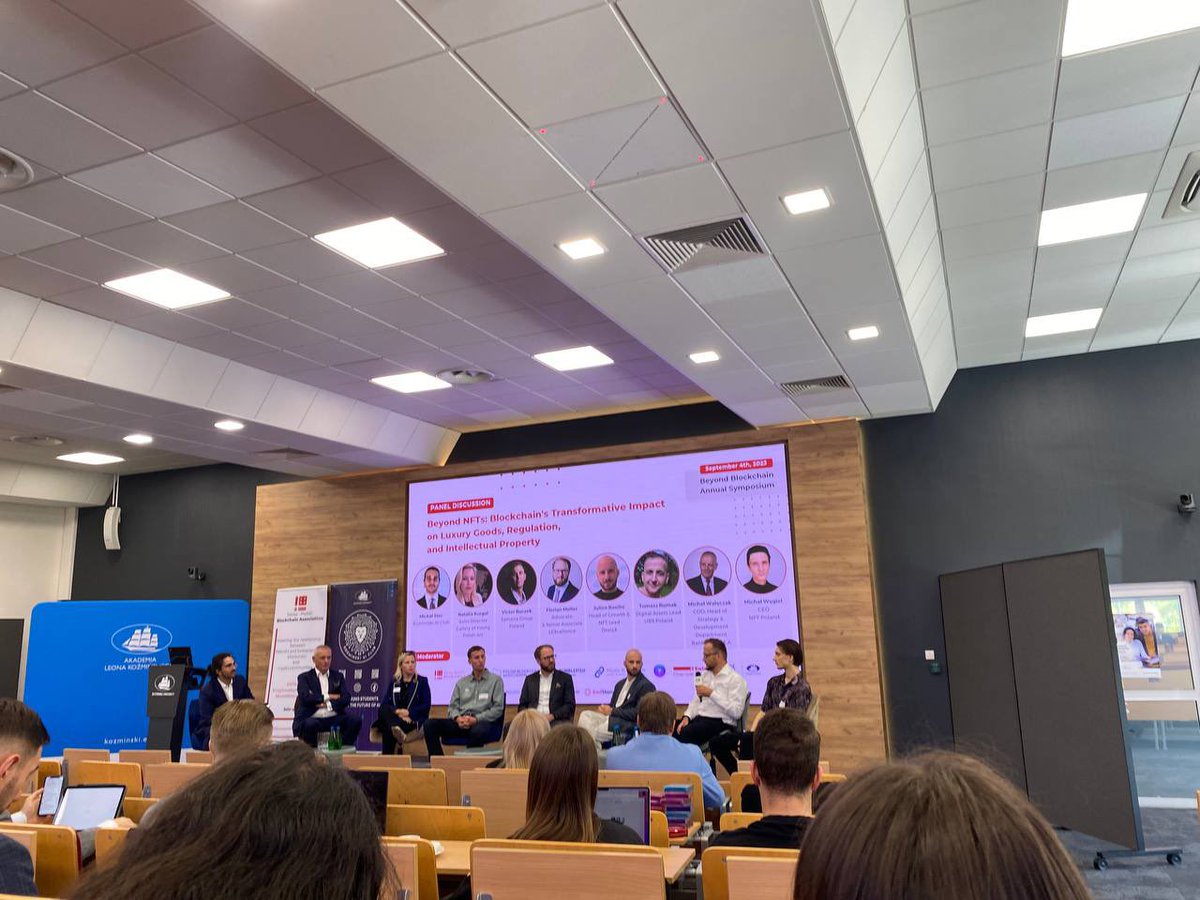 Dzisiaj odbywa się event związany z blockchainem na <a href="/KozminskiUni/">Kozminski University</a>!

Możecie tam spotkać naszego CEO Mateusz Mączkowski (<a href="/monczga/">Mateusz | monczga.eth</a>) i pogadać o Moneya!😎

Let's connect!🤝