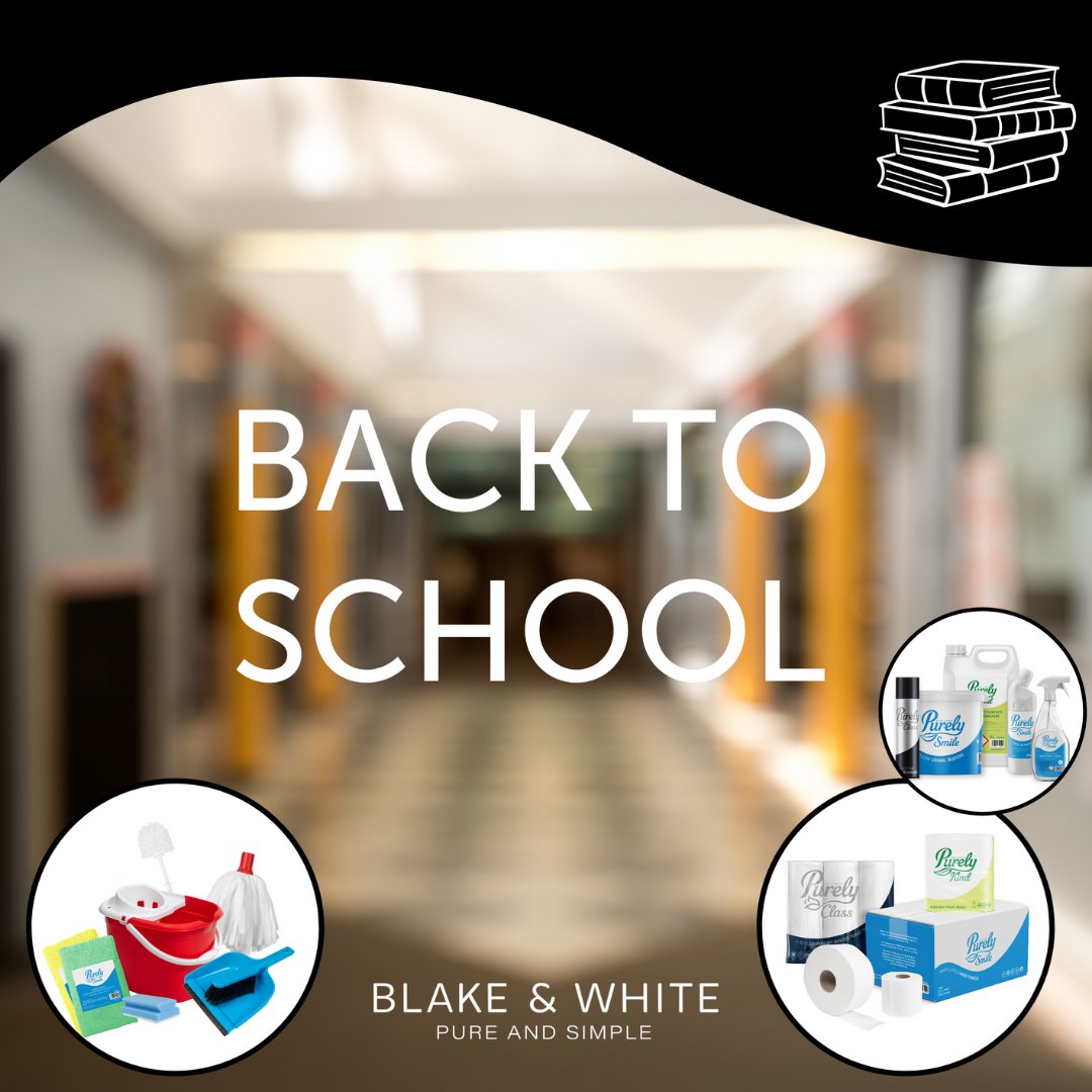 BlakeandWhiteUK's tweet photo. Start the school year fresh and clean with our top-quality supplies! 📚✨ 

#BackToSchool #CleanStart #BlakeandWhite #Cleaning #Janitorial #CleaningSupplies #Paper https://t.co/thJNkFq6Dt