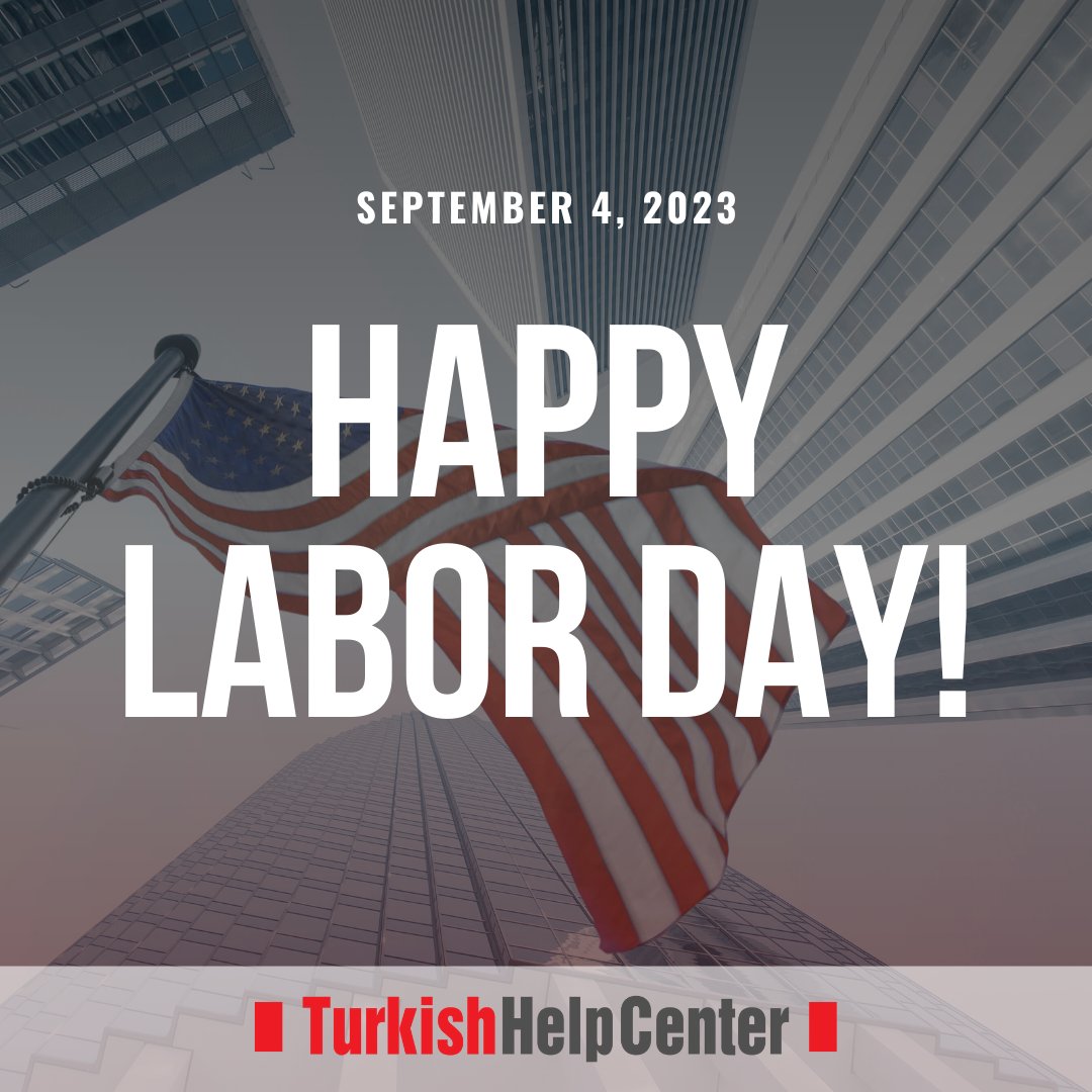 HelpTurkish's tweet photo. Pausing to acknowledge the value of hard work. Happy Labor Day!

#HappyLaborDay #LaborDay2023 #LaborDay #LaborDayWeekend #TurkishHelpCenter https://t.co/LUl1r1plxN