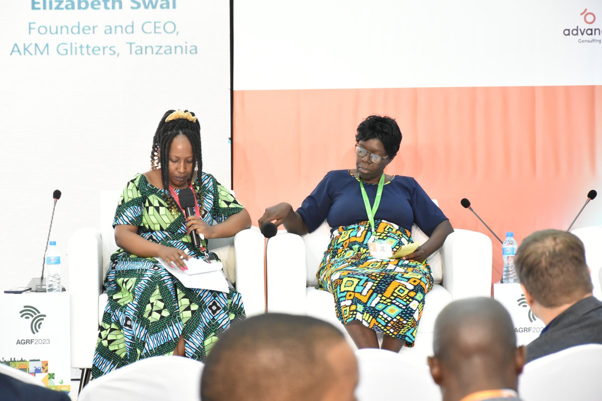 📢At the AECF Side event on Investing in Women during #AGRF2023, we confronted a stark reality: Women in African agriculture face monumental barriers that deny them fair access to markets, land, and the capital they need. These barriers are rooted in deep-seated social and