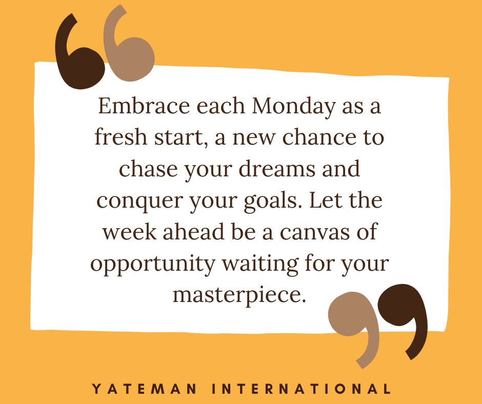 A Fresh Start on the Canvas of Opportunity 🌟✨ Let's paint the week ahead with dreams and achievements! #MondayMotivation #NewBeginnings #DreamChaser #GoalConqueror #OpportunityAwaits