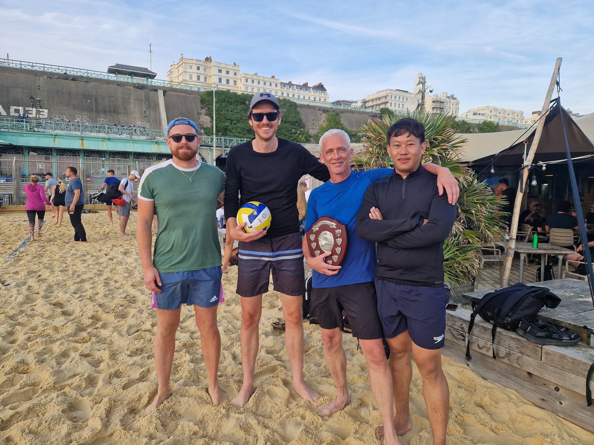 alexghionis's tweet photo. Can't believe our @SPRU beach volleyball team won the @SussexUni staff championship: top of the rankings! Time for us to take on other science policy researchers (#euspri)! https://t.co/Rc96L08q8i