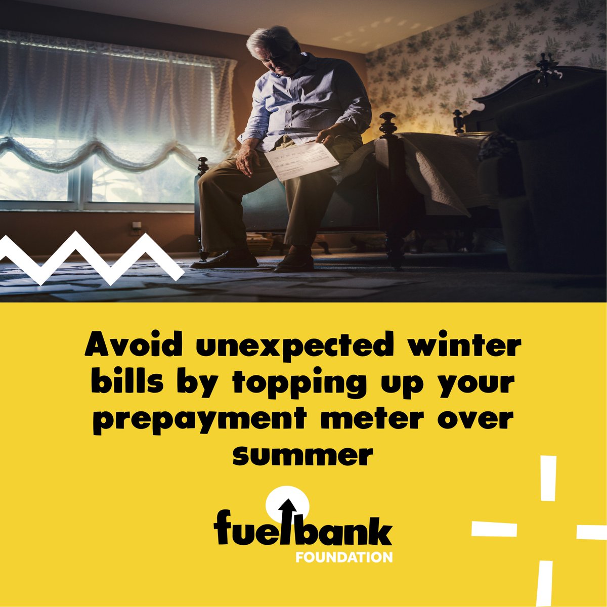 If you can afford to, put extra on your prepayment meter during summer to give you a buffer in winter.

More top tips at: fuelbankfoundation.org/tips-to-help-y…

#EnergyTopTips #WinterReady