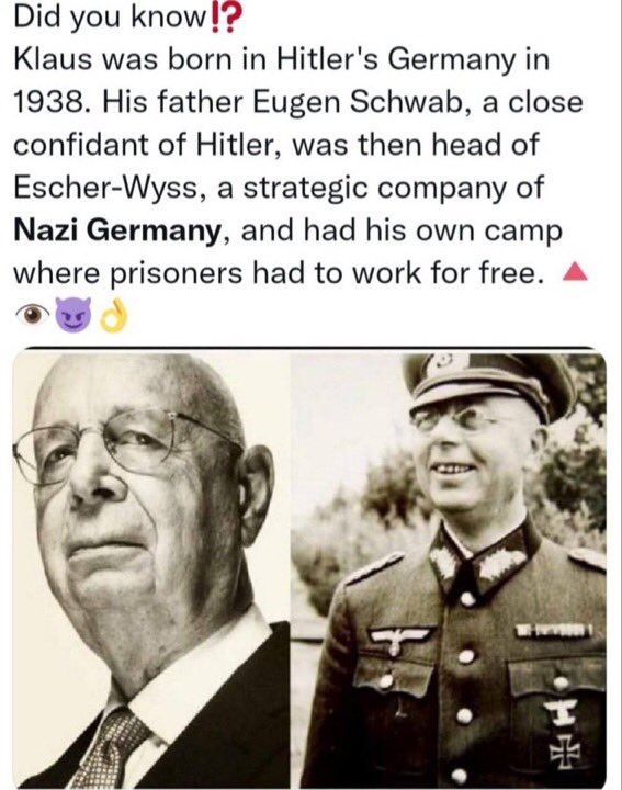 AniR113's tweet photo. @iluminatibot Evil WEF &amp; Klaus Schwab! https://t.co/1F5Hx3TteD