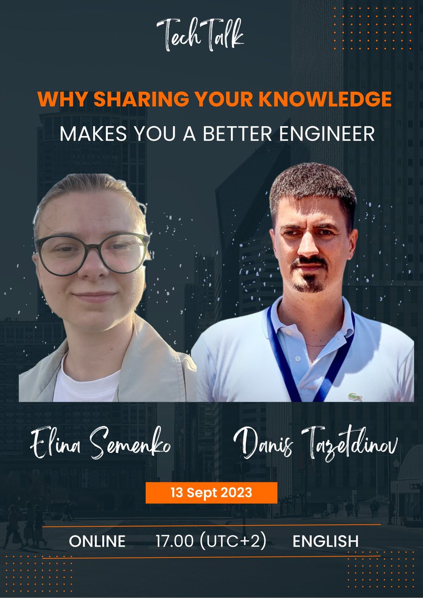 MobilePeopleCo's tweet image. Join us on Sep 13th for "Why sharing your knowledge makes you a better engineer" event. Agenda:
Talk Benefits
Perfecting Your Presentation
SwiftConf 2023 Talk etc.
Don't miss out! Register now - wearecommunity.io/events/why-shaโฆ๐ #KnowledgeSharing #TechEvent #SwiftConf2023