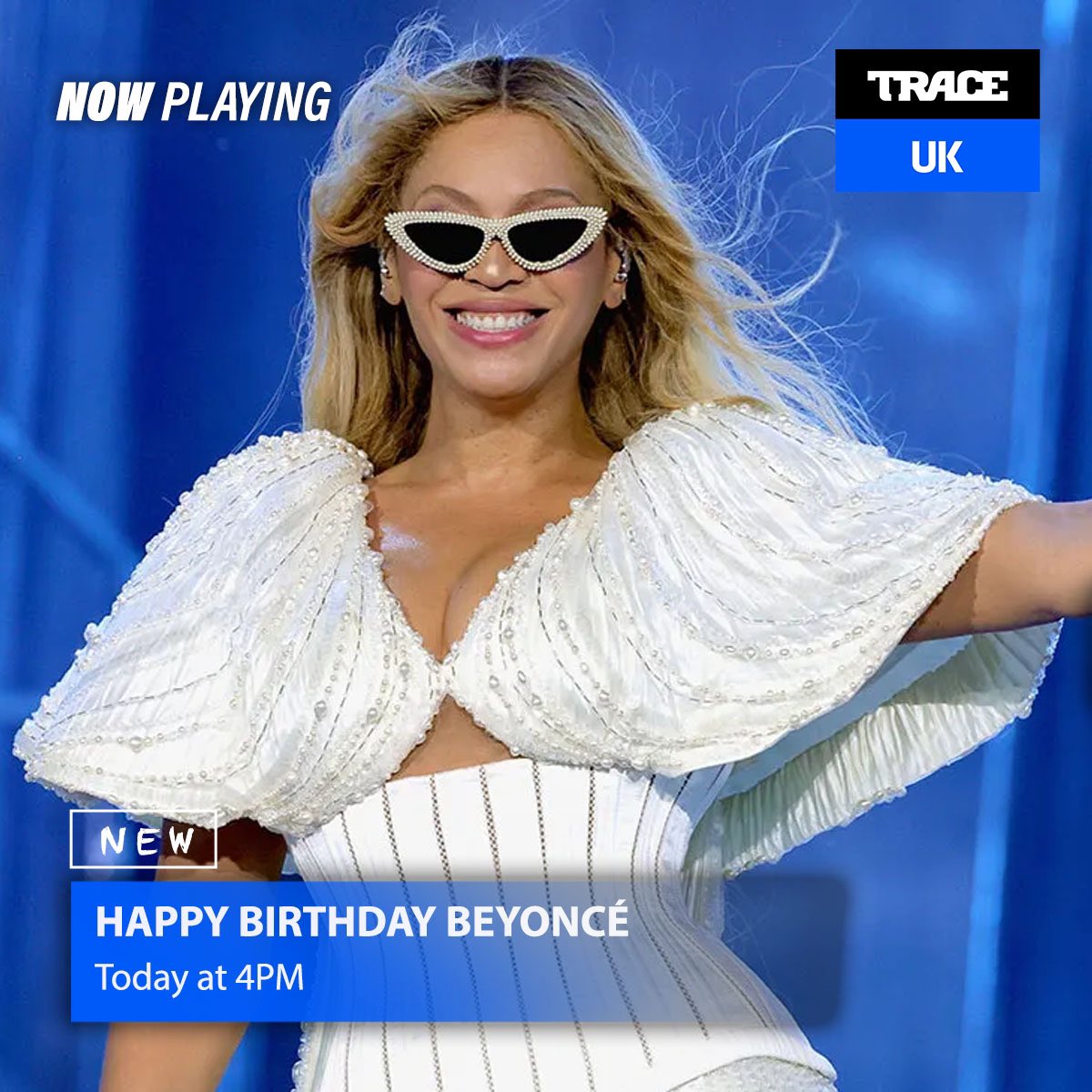 It’s Queen B’s Birthday today so catch all her biggest hits on #TraceUK TODAY @ 4PM - Samsung TV Plus Channel 4713 💙💙 #beyonce