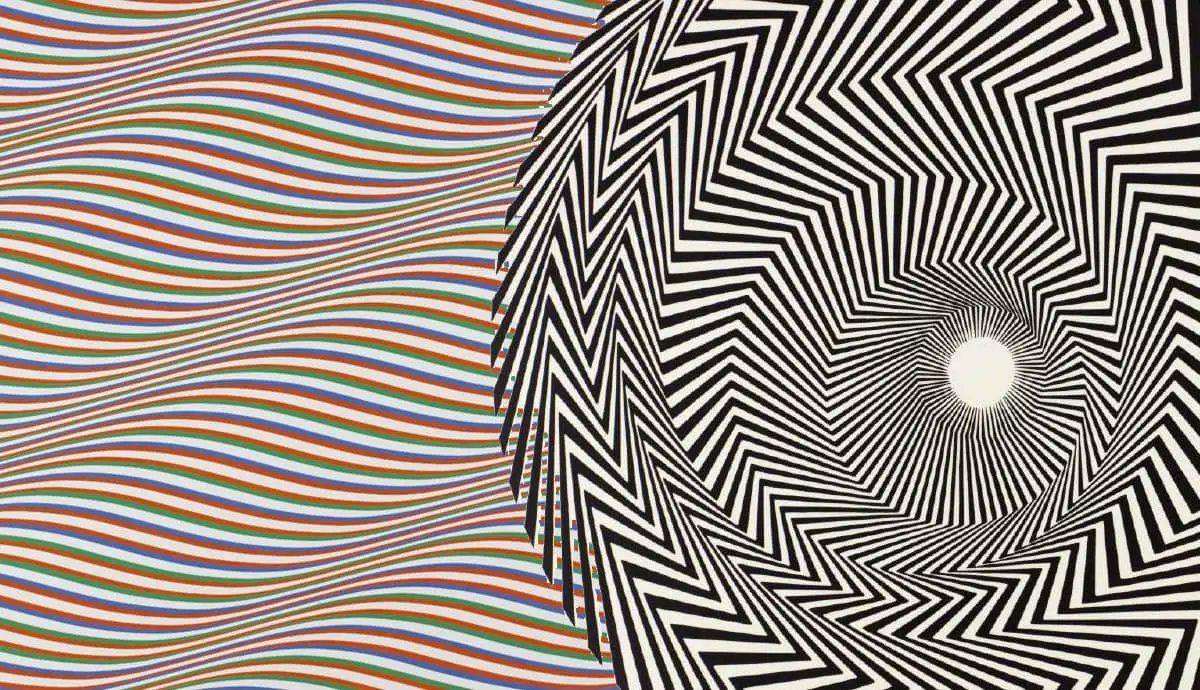 AdvocatesEU's tweet image. 🌀 Bridget Riley: a pioneering Op art master who mesmerizes with her optical illusions and vibrant geometric patterns. Her works are a journey into the world of visual perception, where art becomes an immersive experience. 🎨🧪 #BridgetRiley #OpArt #VisualExploration