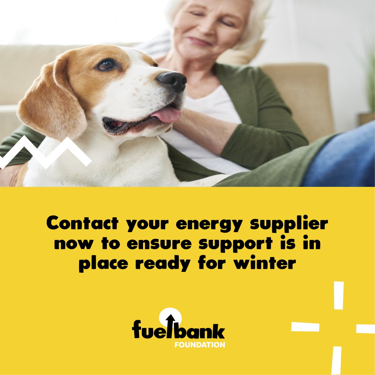 There’s no time like the present. Contact your energy supplier today to let them know your situation, e.g. living with an elderly or disabled person, as they will be able to help.

fuelbankfoundation.org/tips-to-help-y…

#EnergyTopTips #WinterReady