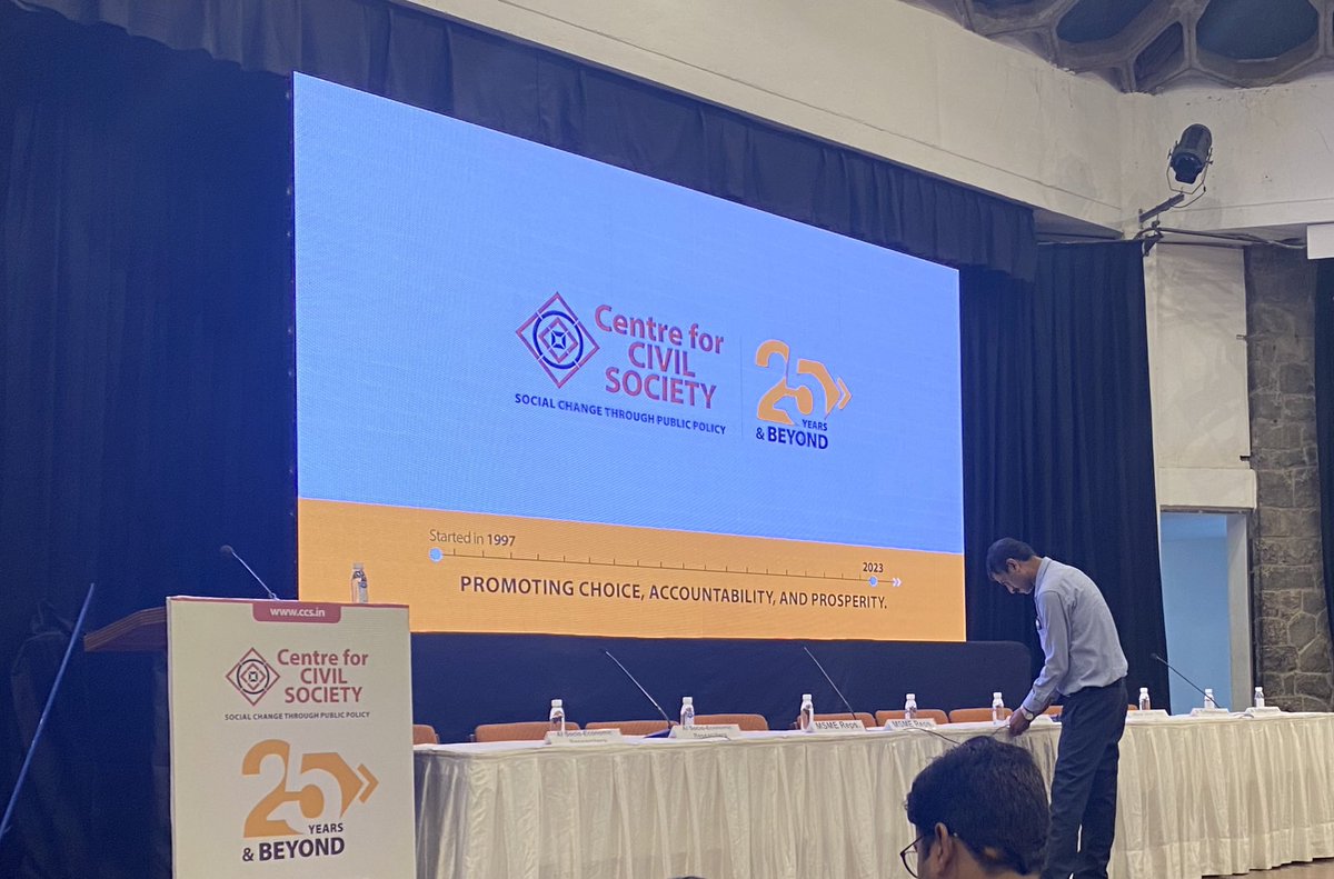 ccsindia's tweet photo. Our Foundation Day Celebrations have begun!

Join us in celebrating #25YearsAndBeyond at IIC, New Delhi.

#delhievents #25years #publicpolicy #socialchange https://t.co/N5vZ1QdCdQ