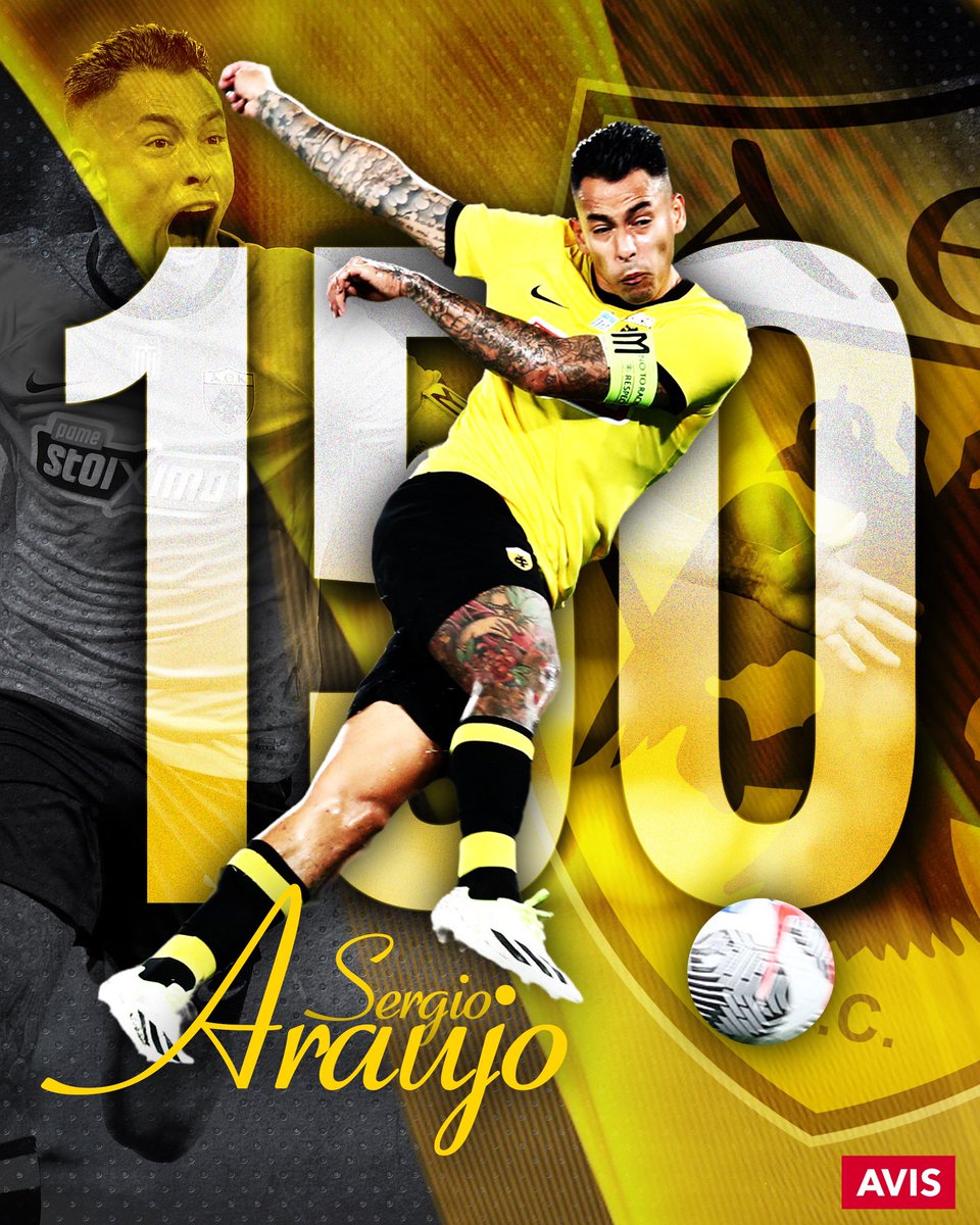 Τις 150 συμμετοχές με τη φανέλα της ΑΕΚ έφτασε ο Σέρχιο Αραούχο! Ο αρχηγός της ομάδας μας έχει αγωνιστεί με τα κιτρινόμαυρα σε 111 ματς πρωταθλήματος, 25 Κυπέλλου, 8 Europa League, 4 Champions League και 2 Conference League, μετρώντας συνολικά 47 γκολ και 25 ασίστ!
#aekfc #Araujo
