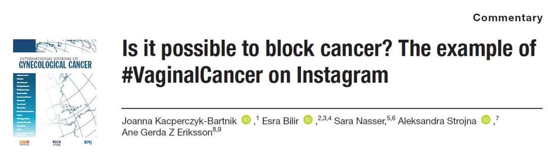 Joanna Kacperczyk-Bartnik MD, PhD (@joannakbmd) on Twitter photo Our commentary in the current issue of <a href="/IJGConline/">IJGC</a> 💪
ijgc.bmj.com/content/33/9/1…
<a href="/agz_eriksson/">Ane Gerda Z Eriksson MD PhD</a> <a href="/AStrojnaMD/">Aleksandra Strojna</a> <a href="/esragbilir/">Esra Bilir, MD, MSc</a> <a href="/dr_saranasser/">Sara Nasser</a> #VaginalCancer Our commentary in the current issue of <a href="/IJGConline/">IJGC</a> 💪
ijgc.bmj.com/content/33/9/1…
<a href="/agz_eriksson/">Ane Gerda Z Eriksson MD PhD</a> <a href="/AStrojnaMD/">Aleksandra Strojna</a> <a href="/esragbilir/">Esra Bilir, MD, MSc</a> <a href="/dr_saranasser/">Sara Nasser</a> #VaginalCancer