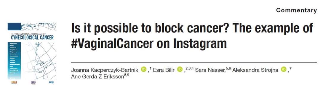 Our commentary in the current issue of @IJGConline 💪
ijgc.bmj.com/content/33/9/1…
@agz_eriksson @AStrojnaMD @esragbilir @dr_saranasser #VaginalCancer