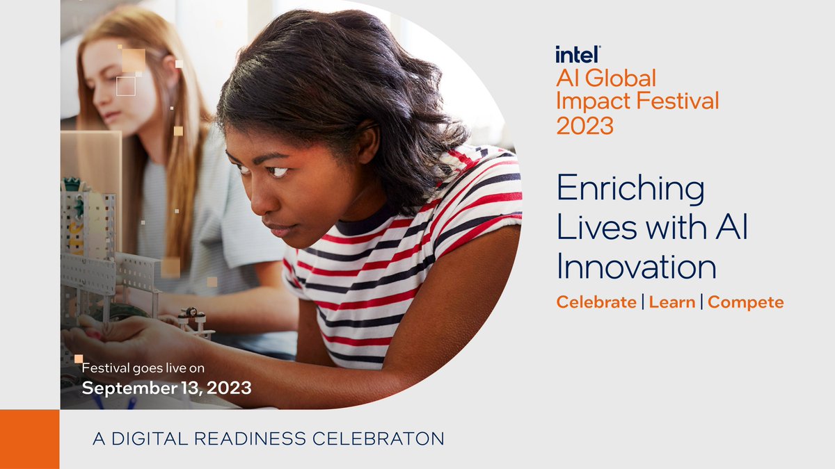 Join us on September 13th as we welcome back the 3rd annual Intel® AI Global Impact Festival. Let's celebrate the remarkable impact of #AI in enhancing lives through innovation and inclusion. Discover more about the festival here - intel.com/impactfestival

#AIImpactFest