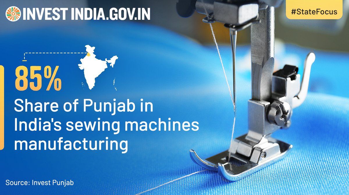 investindia's tweet photo. #Punjab leads India's machine &amp; hand tools production, contributing to ~20% of the nation's exports in this sector.

Explore more avenues at https://t.co/cB5nI6SJer

#InvestInPunjab #InvestIndia #InvestInIndia #StateFocus #LightEngineering @PunjabGovtIndia @BhagwantMann https://t.co/3ZraNAimvR