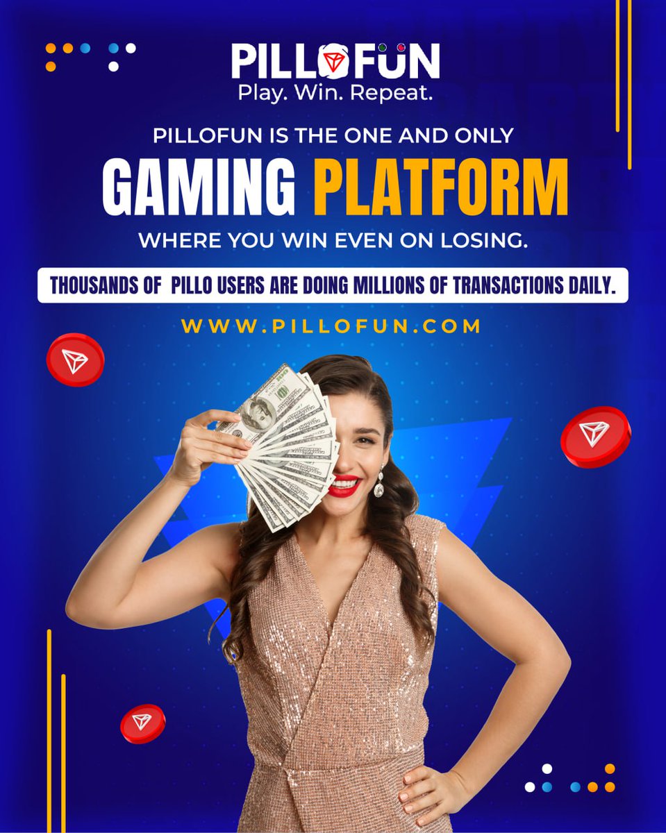 PilloFun's tweet photo. PILLOFUN IS THE ONE AND ONLY GAMING PLATFORM
WHERE YOU WIN EVEN ON LOSING.
THOUSANDS OF PILLO USERS ARE DOING MILLIONS OF TRANSACTIONS DAILY.
#pillofun #smartcontracts #PancakeSwap #altcoins #cardanocoin #DAILYINCOME #binanceexchange #binancefutures #OnlineCasinos #referralincome https://t.co/9LrNFlEODe
