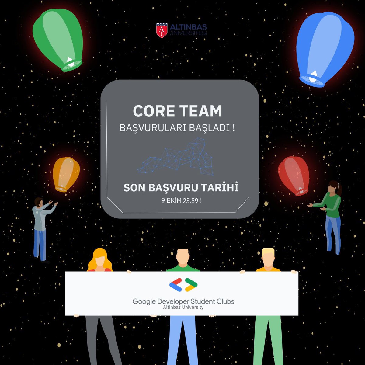 gdscaltinbas's tweet photo. Hello everyone,
Are you ready to explore a new world? 🙌🏻

Welcome to the GDSC family, located under the roof of Altınbaş University, inviting you to an adventure filled with technology! 🥳

🔗 The only thing you need to do is click on the link in the bio. https://t.co/RaNdvaFhaj