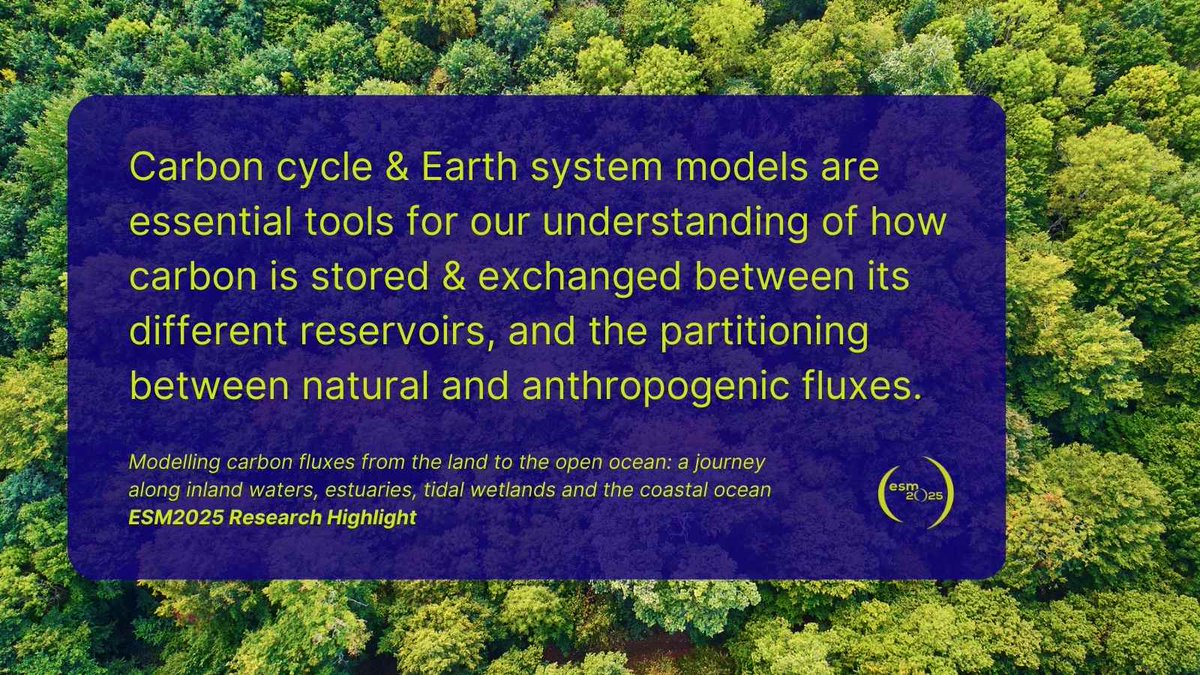 Want to know more about our work to include in #EarthSystemModels the land-to-ocean carbon fluxes along the global river network (including the interconnected floodplains)? Check out this Research Highlight 🧐 pulse.ly/1ble04zb7c

#CarbonCycle #ClimateResearchNet