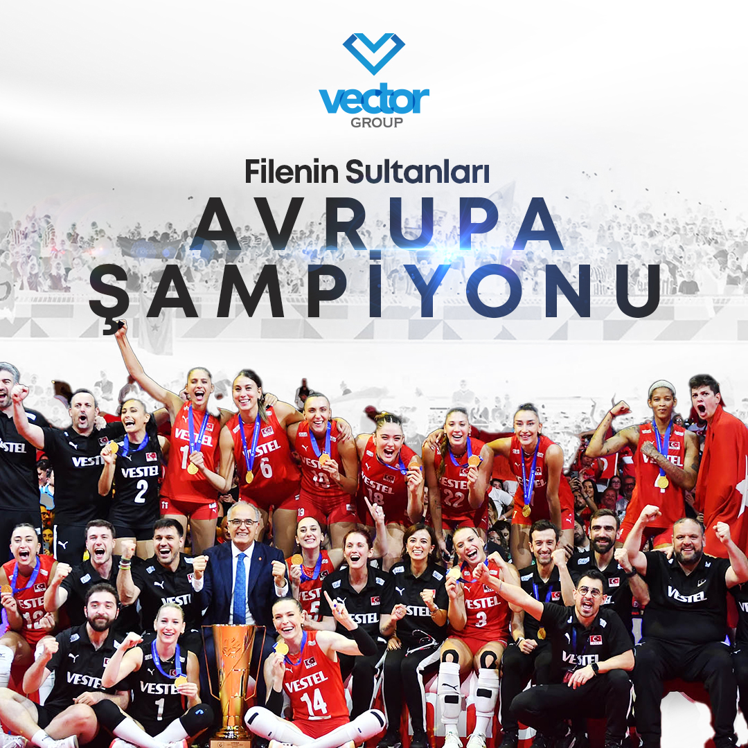 🇹🇷 Avrupa'nın En Büyüğü Türkiye!

🏆 Filenin Sultanları Avrupa Şampiyonu!

#VectorGroup #FileniSultanları #MilliTakım #Şampiyon