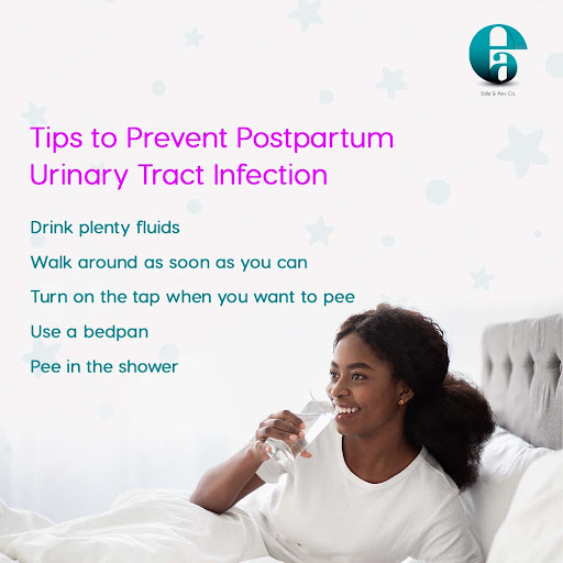 Postpartum UTIs can affect any part of the urinary tract after delivery, more common post-C-section. 

These tips will help you prevent postpartum UTIs.

#edieamyco #postpartum #infection #maternalhealth