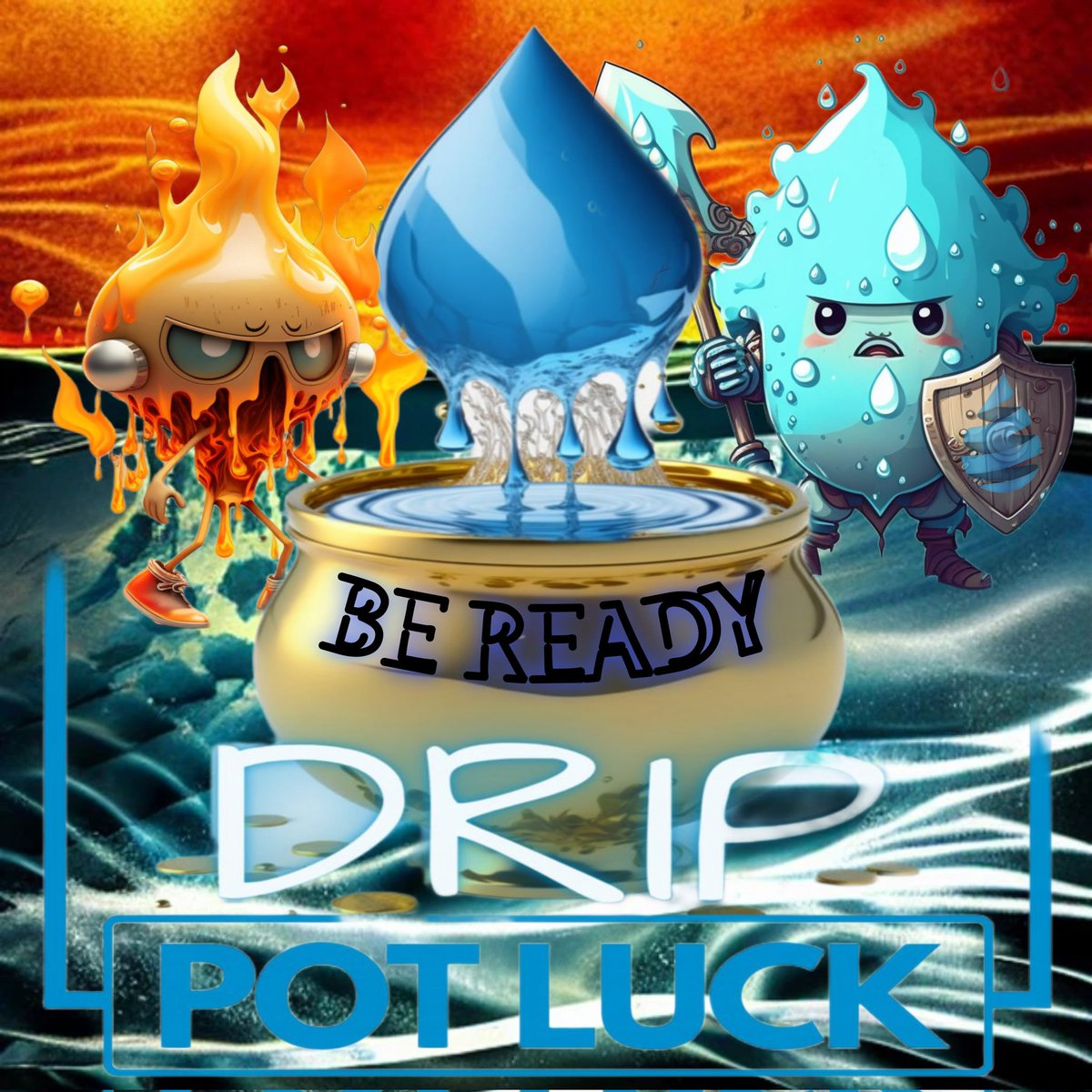Let that fire burn but let DRIP POT LUCK be the ice to your burn. This is gonna be dope. @DRIPcommunity  @F0r3x_Shark  @BartertownC  @Lady_Maia528 @DripToWealth @stunnabreezy3 @DripTopian @ants__girl  #BNB #P2P #time2rise