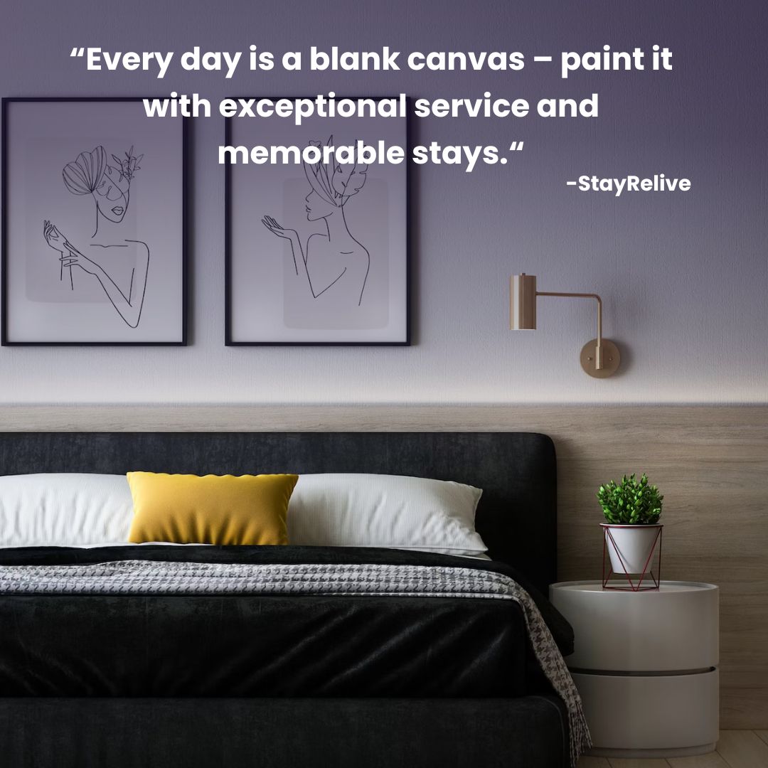StayRelive's tweet photo. Turn every day into a #masterpiece with #unforgettablestays and exceptional #service. 🏡
#StayRelive #MondayMotivation #MotivationalQuote #ServicedApartment #LuxuryStay #Hospitality #PremiumApartment #BusinessTraveler #LeisureTraveler https://t.co/ODpMOQHME1