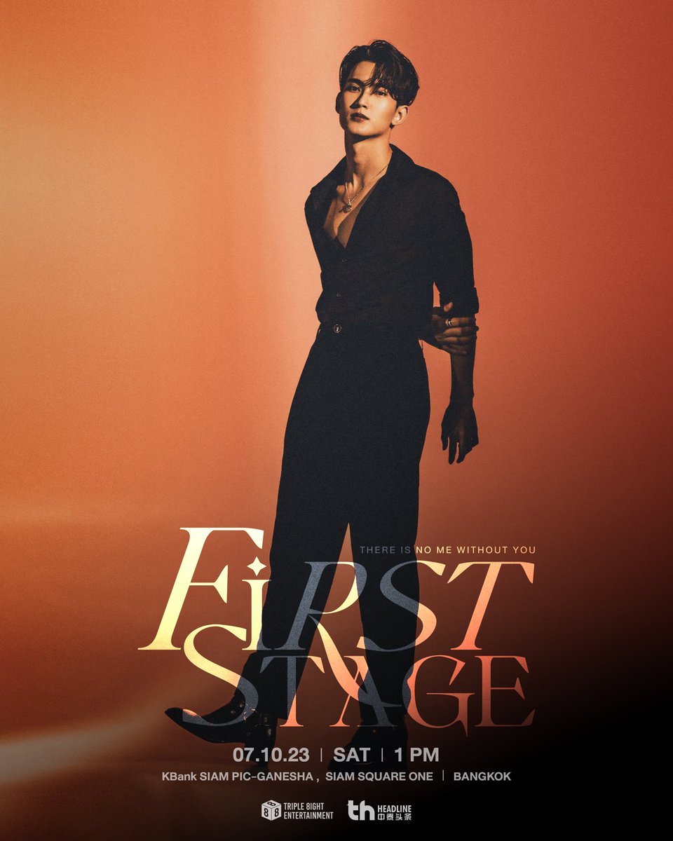 firstfh5's tweet image. First Stage : There is no me without you. 
งานเต็มรูปแบบครั้งแรกของเฟริสท์ ตั้งใจจัดขึ้นในคอนเซป : There is no me without you. “หากไม่มีเธอก็ไม่มีฉัน” เหมือนกับที่ถ้าไม่มีพี่ๆแฟนคลับทุกคนก็คงไม่มีเฟริสท์ในวันนี้ 

🗓️วันที่ 7 ตุลาคม 2023 
📍โรงละคร Kbank สยามพิฆเนศ
#FirstStage
