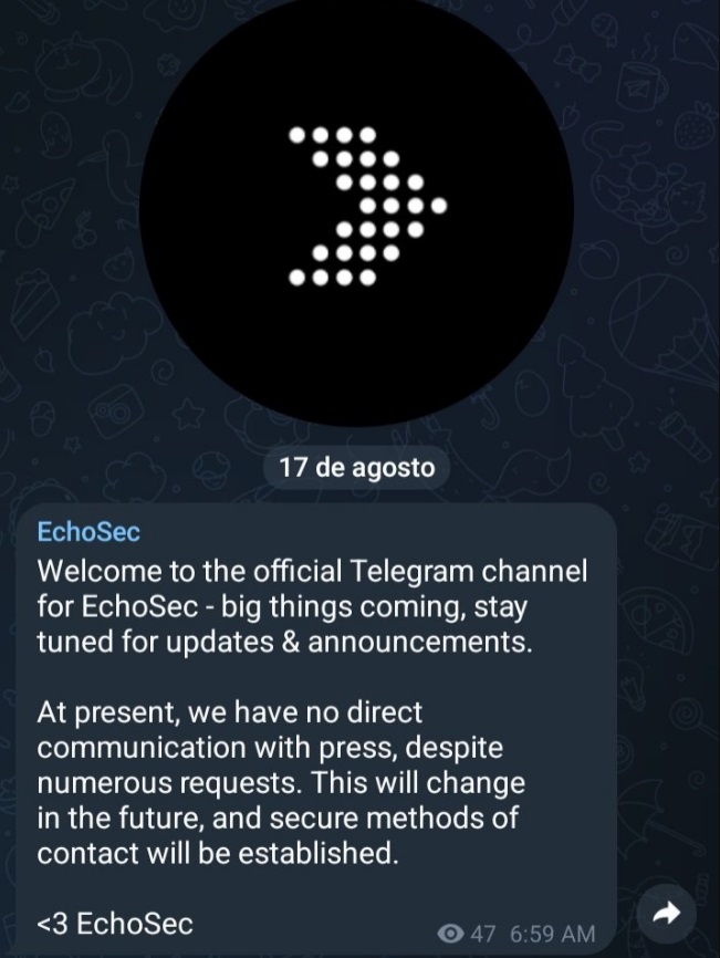 SOSOrdinet's tweet image. #EchoSec : nouveau groupe de cyber-attaquants revendiquant 1,4 Go de données issues de la #RATP ! blog.sosordi.net/2023/09/echose… #securite #data #vieprivee
