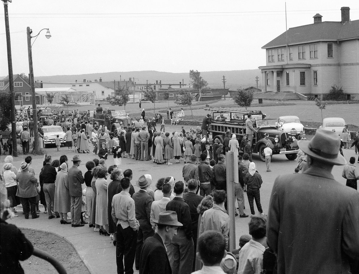 Today is Labour Day and we are OPEN!

Please enjoy these lovely pictures and descriptions of previous Labour Day Parades here in Grand Falls-Windsor, curtesy of the Grand Falls-Windsor Heritage Society. Descriptions can be found under each individual photograph.