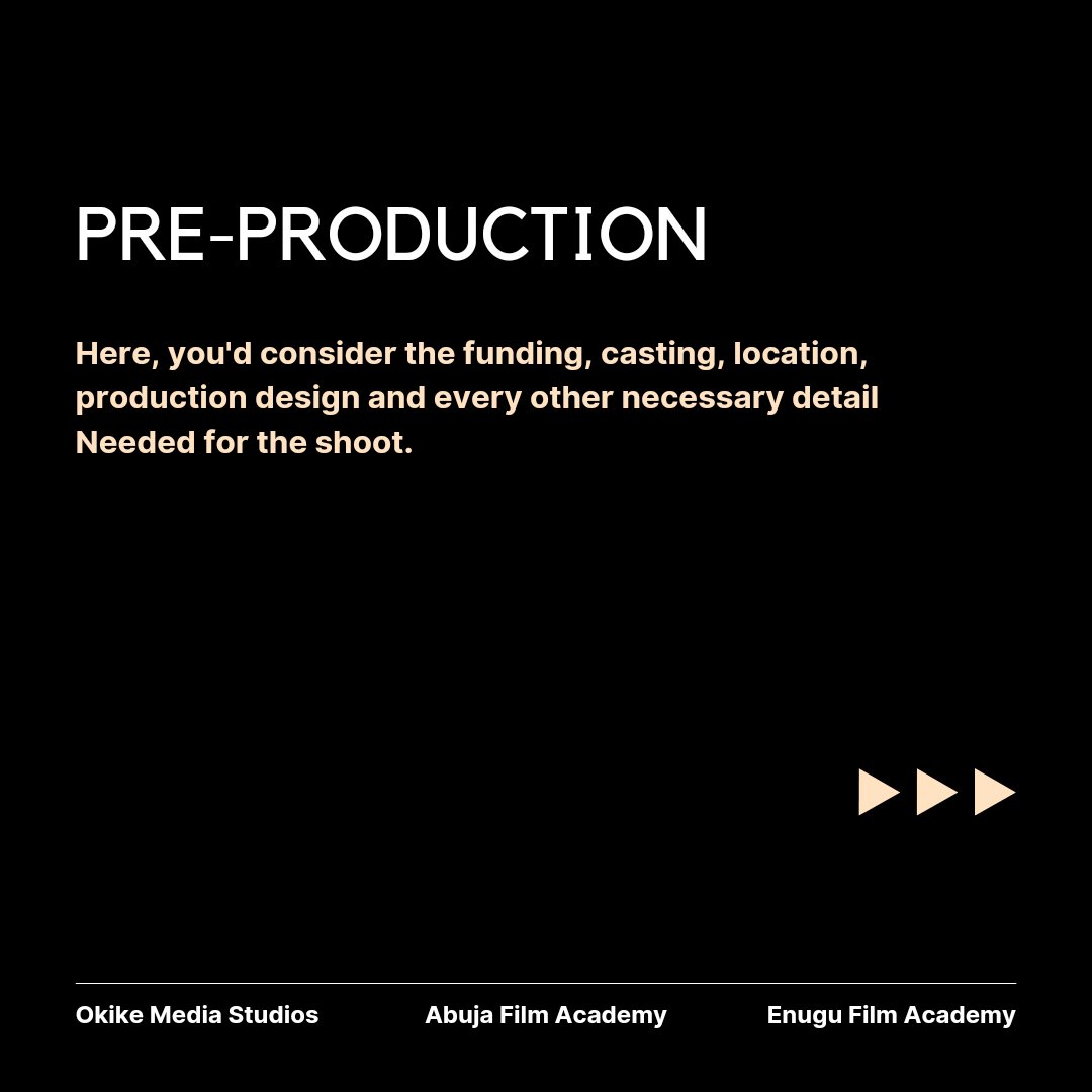 okikemedia's tweet photo. Ever wondered how a filmmaking process is like?

Well, we've created a very easy to understand content to guide you on how films are made.

Enjoy!
Like!
Share! 🤩

#film 
#filmmaking 
#mediahouse 
#cinematography 
#movie 
#Burnaboy
#asake
#headiesaward 
#HeadiesAward2023
#hiptv https://t.co/S4rLhHHmIb
