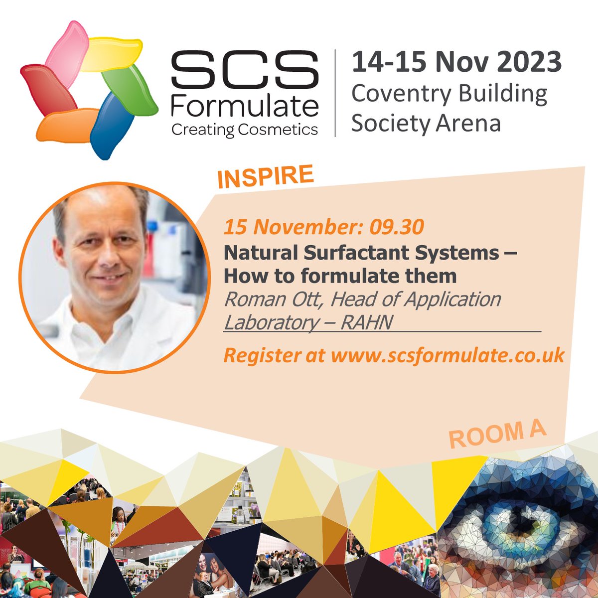 SCSFormulate's tweet image. The current challenge in #formulating natural #surfactant systems, is not to find natural surfactants. It is more the question how to thicken those surfactant combinations, achieving a good #foaming and leaving a nice #sensory on skin and hair.
#SCSFormulate2023