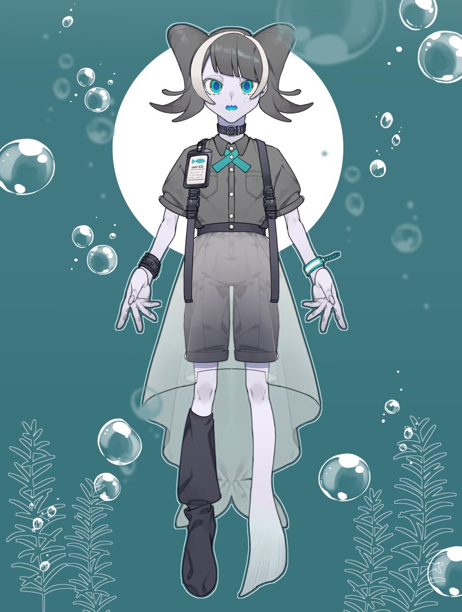 Ma_Ma_La6's tweet photo. -･･･- ･- ･-･-- ･･ ･-　 -･･ ･ -- -- ･-･･

　う��� の　そこ から　 はじめまして

  けんたい めいしょ~　:  Ghoti
　   さかな   って いいます　 ¨̮

 どうぞ , 　よろしく  おねがい しま ｡·͜·｡

⇣つり~💬
　　　　　 ･･･-- ･･･--

 #VTuber準備中
 #新人Vtuberを発掘せよ https://t.co/40cnxy3pqs